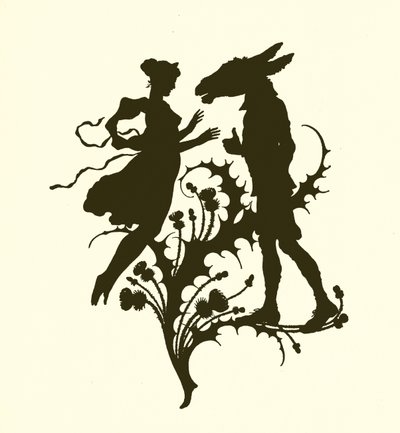 Een Midzomernachtsdroom, silhouet door Paul Konewka