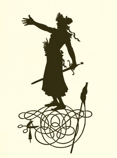 Een Midzomernachtsdroom, silhouet door Paul Konewka