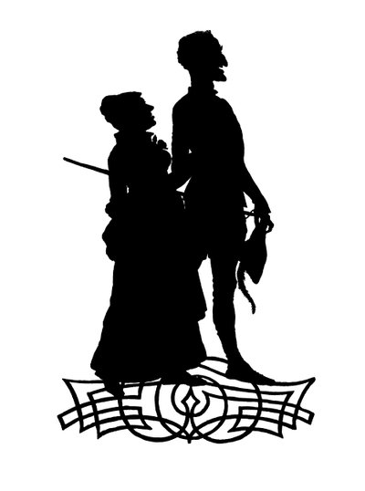 Marthe en Mephistopheles door Paul Konewka