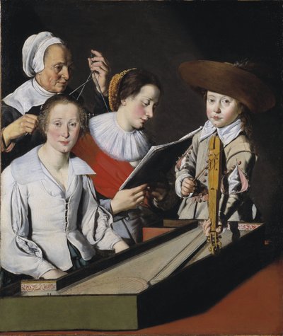Een muzikaal feest, door La Tarte, Paul (?-1636) door Paul La Tarte