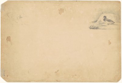 Een Eend en een Hert [verso] door Paul Lacroix