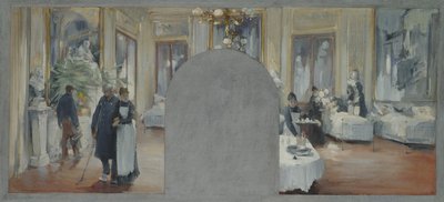 Interieur van het Théâtre Français, 1871 door Paul Louis Delance