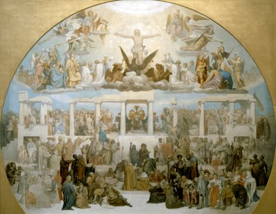 Sociale palingenesis (schets). 1848. (olieverf op doek) door Paul Marc Joseph Chenavard