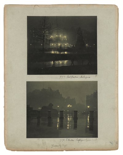 Londen bij Gaslicht, ca. 1896 door Paul Martin