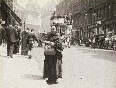 De Lucifersverkoper, Ludgate Hill, 1893 door Paul Martin
