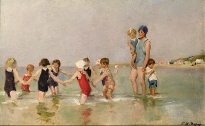 Kinderen Baden door Paul Michel Dupuy