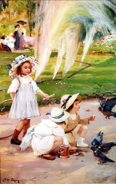 In het Park door Paul Michel Dupuy