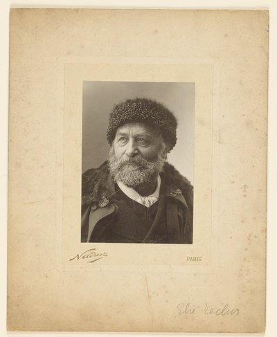 Élie [Élisèe] Reclus door Paul Nadar