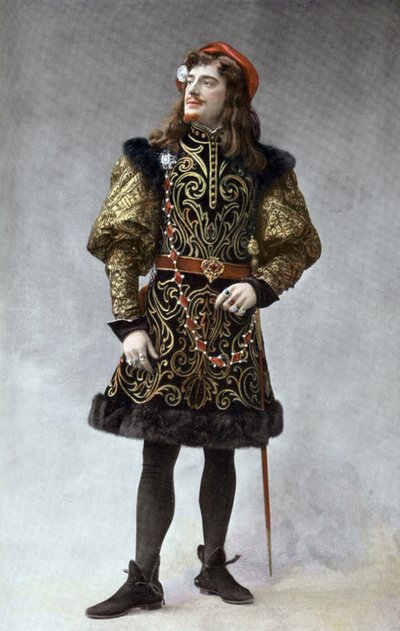 Franse komiek Jean Perier (1869-1954) als Giorgio d