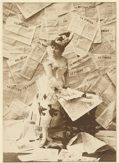 [Mlle Beaumaine, Théâtre des Variétés]. door Paul Nadar
