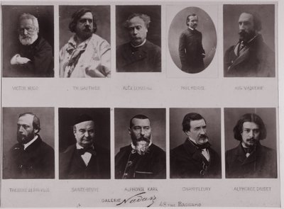Tien portretten door Paul Nadar door Paul Nadar