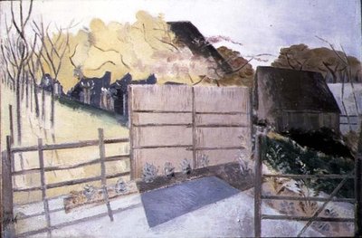 Herfstlandschap door Paul Nash