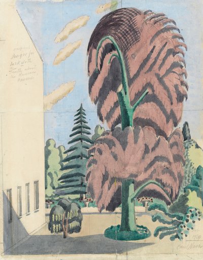 Ontwerp voor achterdoek, De waarheid over de Russische dansers door Paul Nash