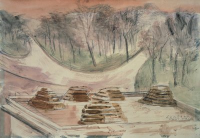 Londen Park, Marble Arch Verdediging door Paul Nash