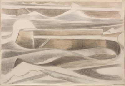 Zeemuur door Paul Nash
