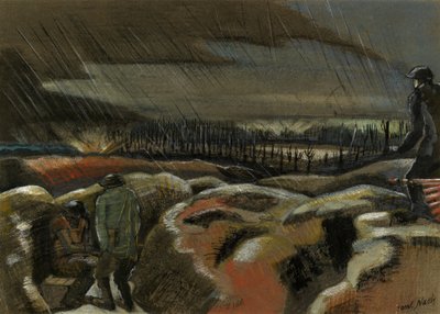 Schelpkegel, Zillebeke door Paul Nash