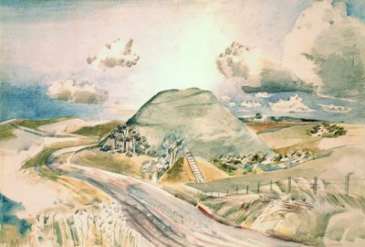 Silbury Hill door Paul Nash
