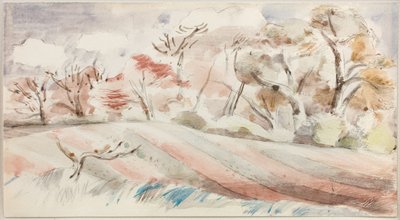 Voorjaarslandschap door Paul Nash