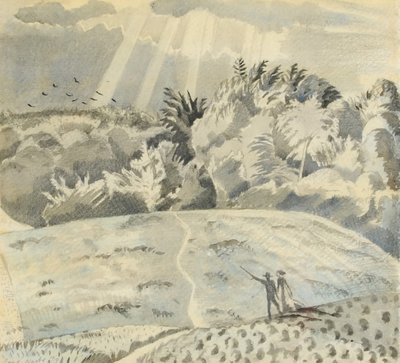 Het veldpad door Paul Nash