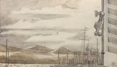 De vloot bij Toulon nr. 1 door Paul Nash