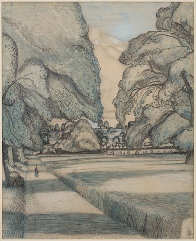 Het pauwenpad door Paul Nash