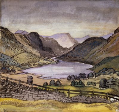 Thirlmere door Paul Nash
