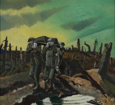 Gewond, Passchendaele door Paul Nash