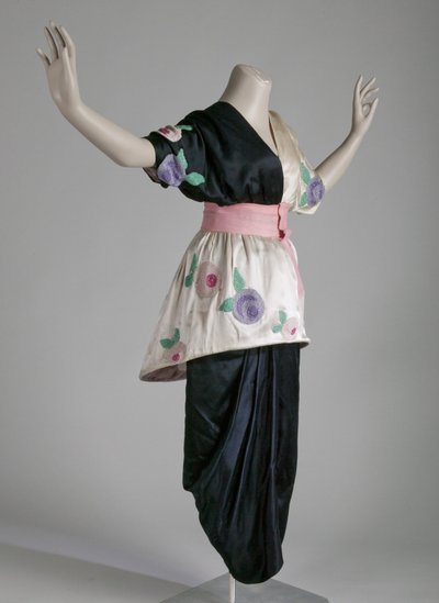 Sorbet avondjurk door Paul Poiret