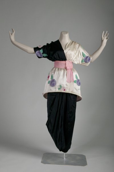 Sorbet avondjurk door Paul Poiret