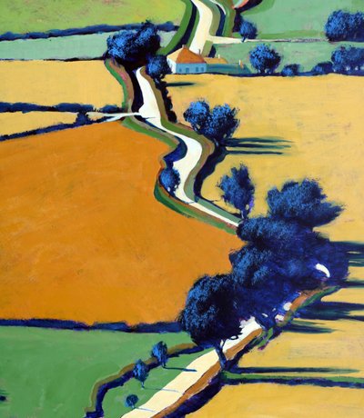 Landweg Lente II door Paul Powis