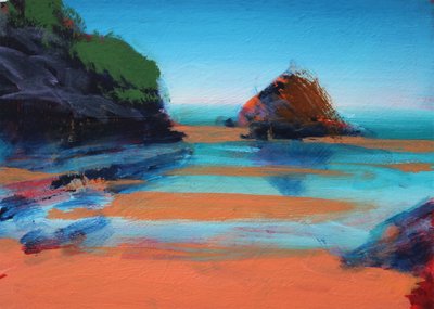 Little Haven, 2021 (acrylverf op doek) door Paul Powis