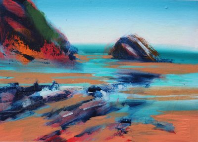 Little Haven II, 2021 (acrylverf op doek) door Paul Powis
