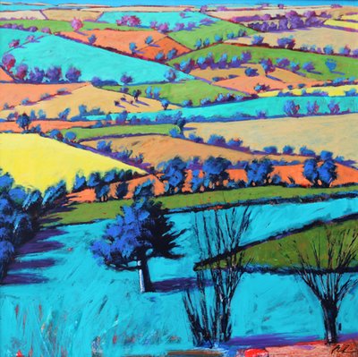 Teme Valley zomer II door Paul Powis
