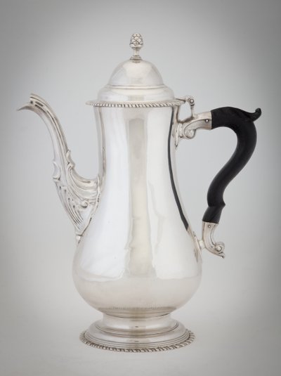 Koffiepot, 1760-70 door Paul Revere