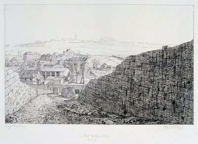 Fort de Bicetre, Beleg van Parijs, 1870-1871 door Paul Roux