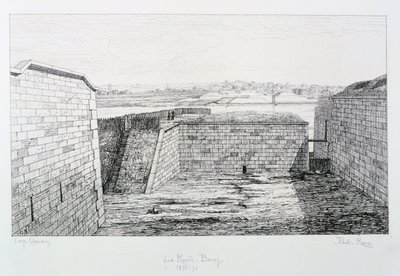 La Rapee-Bercy, Beleg van Parijs, 1870-1871 door Paul Roux