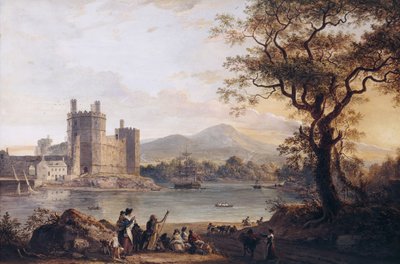 Caernarvon Castle, 1790s door Paul Sandby