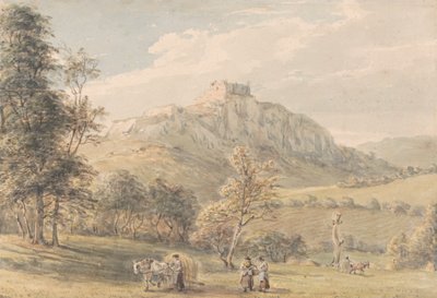Carreg Cennen Castle door Paul Sandby