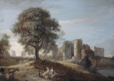 Chepstow Castle, 1790s door Paul Sandby