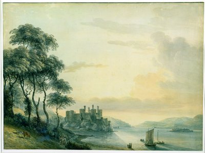 Conway Kasteel, 1789 door Paul Sandby