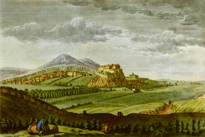 Edinburgh vanuit het Westen, in de Tijd van David Hume door Paul Sandby