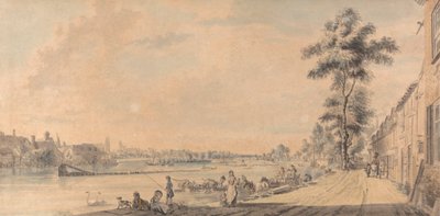 Eton College vanuit het Zuiden door Paul Sandby