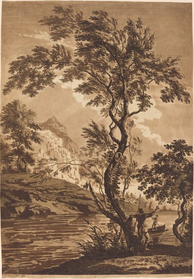 Italiaans Landschap door Paul Sandby