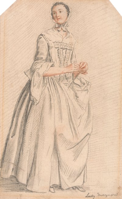 Lady Maynard door Paul Sandby