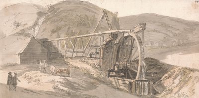 Loodmijnen van Lord Hopetoun door Paul Sandby