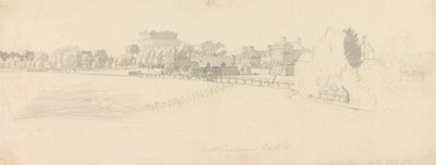 Nottingham Castle door Paul Sandby