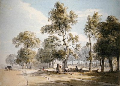 Kruitmagazijn, Hyde Park door Paul Sandby