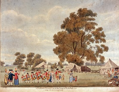 ?Prostituee uit het kamp in Hyde Park?, 1780 door Paul Sandby