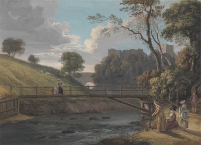 Kasteel van Roslin, Midlothian door Paul Sandby