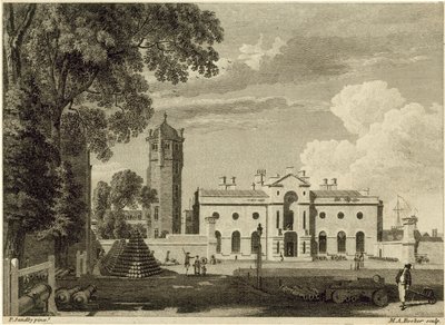 Koninklijke Militaire Academie in Woolwich door Paul Sandby